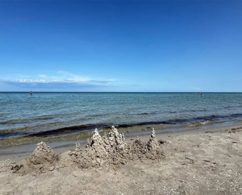 Ostsee Bild Kleckerburgen an der Ostsee